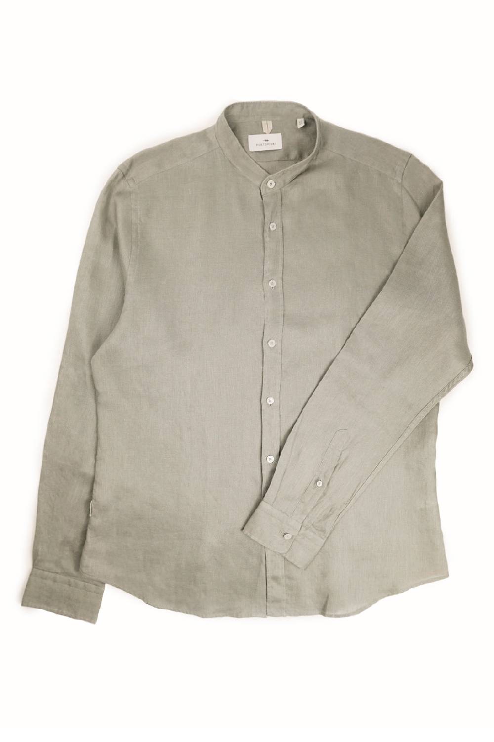Portofiori CAMICIA KOREA PURO LINO Affare Del Giorno