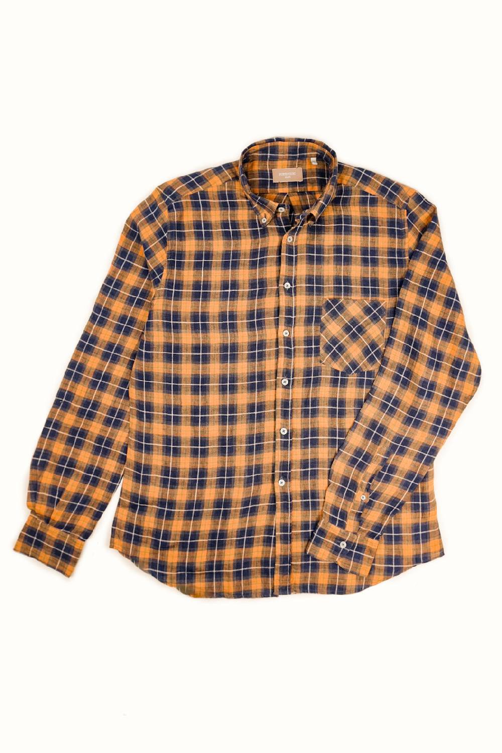 Portofiori CAMICIA FANTASIA MISTO LINO Prezzo Ridotto