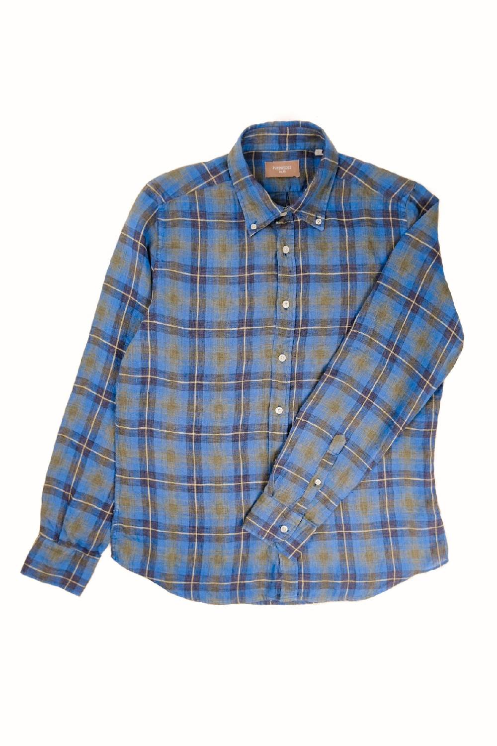 Portofiori CAMICIA FANTASIA MISTO LINO Prezzo Ridotto