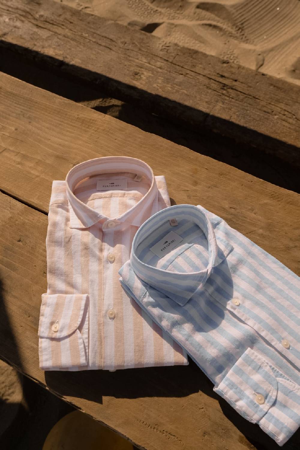 Portofiori CAMICIA RIGATA PURO LINO Novità