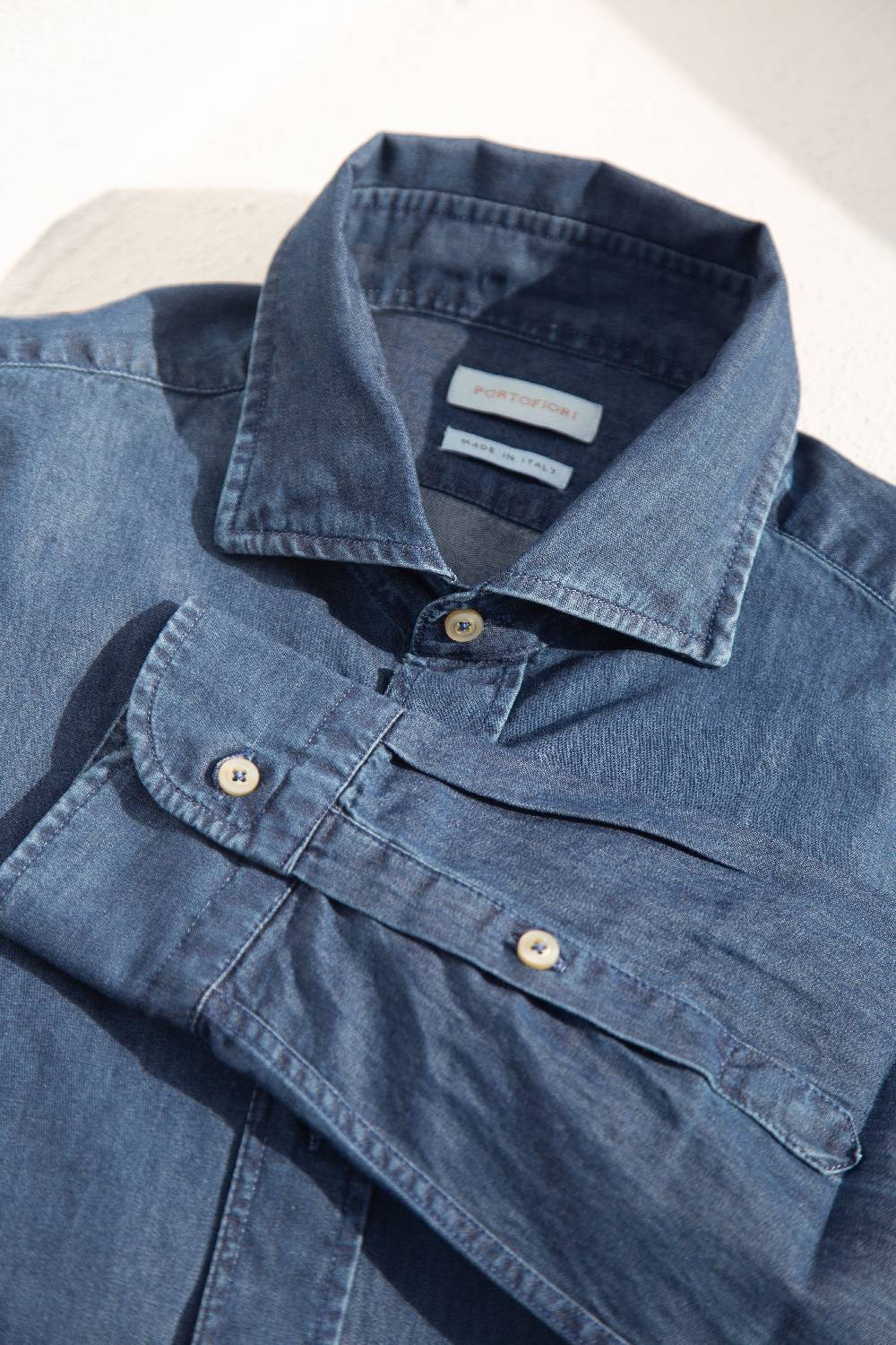 Portofiori CAMICIA DENIM Consegna Veloce