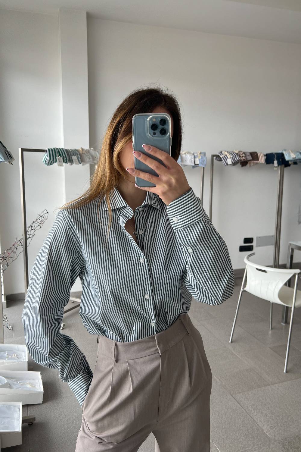 Portofiori CAMICIA FANTASIA COTONE Affare Del Giorno