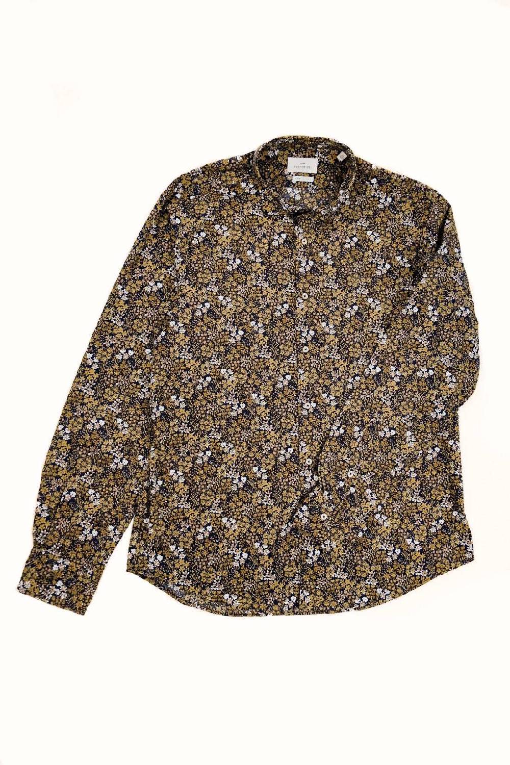 Portofiori CAMICIA COTONE STAMPATA FIORI Vendita Economica