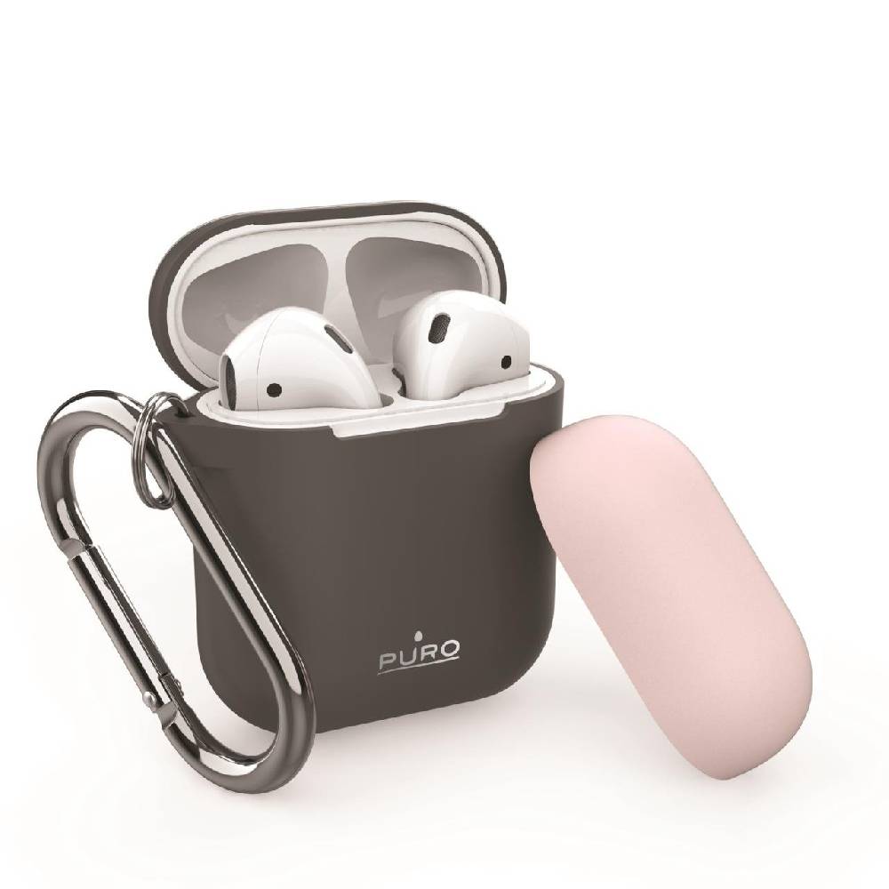 Puro Custodia protettiva con moschettone per AirPods Economico