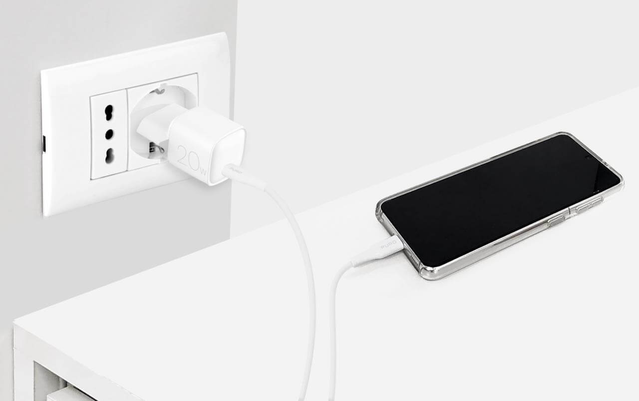 Puro Caricabatterie da parete Nano con porta USB-C 20W Offerta per la Festa della Mamma