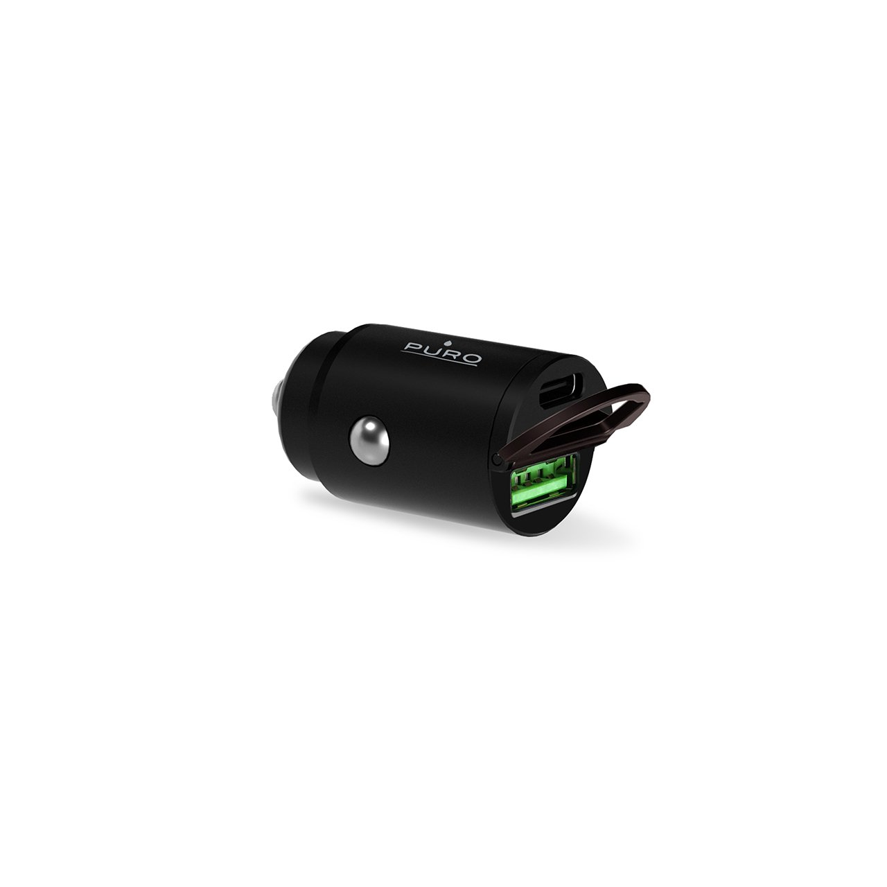 Puro Mini Carica Batterie da Auto “Bullet” USB-C e USB-A Fast Charging e Power Delivery 30W Nuova