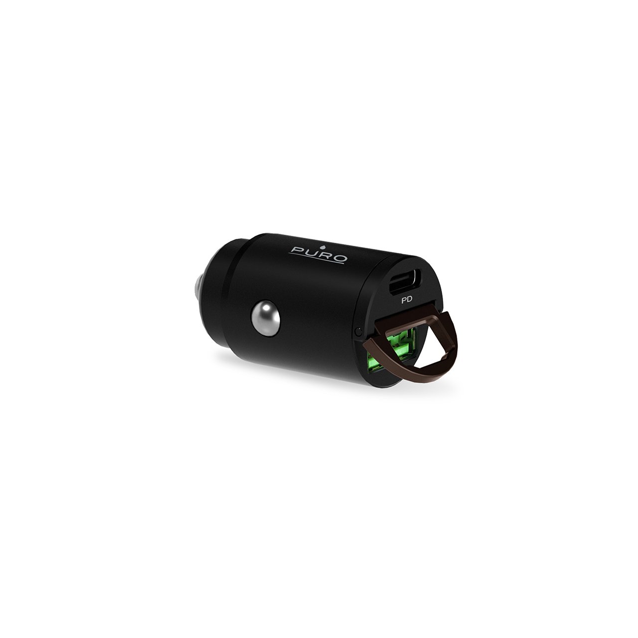Puro Mini Carica Batterie da Auto “Bullet” USB-C e USB-A Fast Charging e Power Delivery 30W Nuova