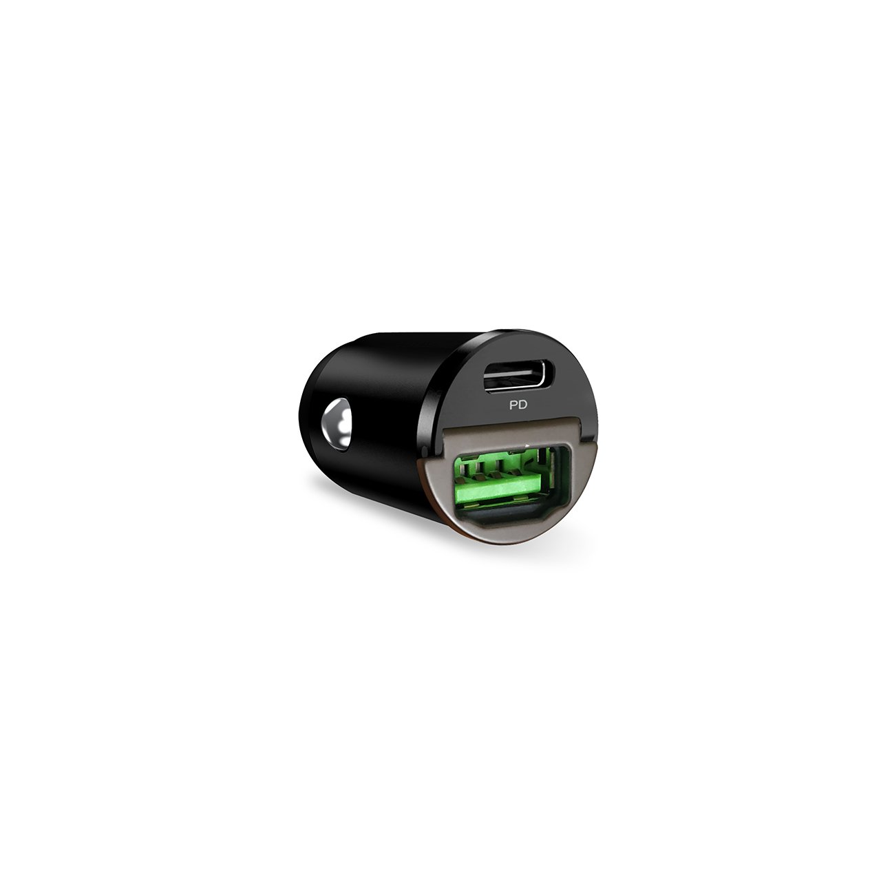 Puro Mini Carica Batterie da Auto “Bullet” USB-C e USB-A Fast Charging e Power Delivery 30W Nuova