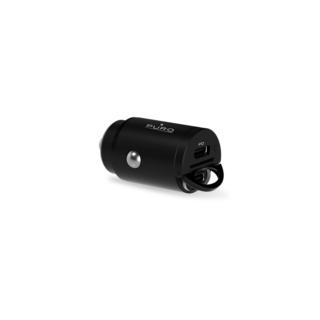 Puro Mini Carica Batterie da Auto “Bullet” 2 porte USB-C Fast Charging e Power Delivery 30W Moda