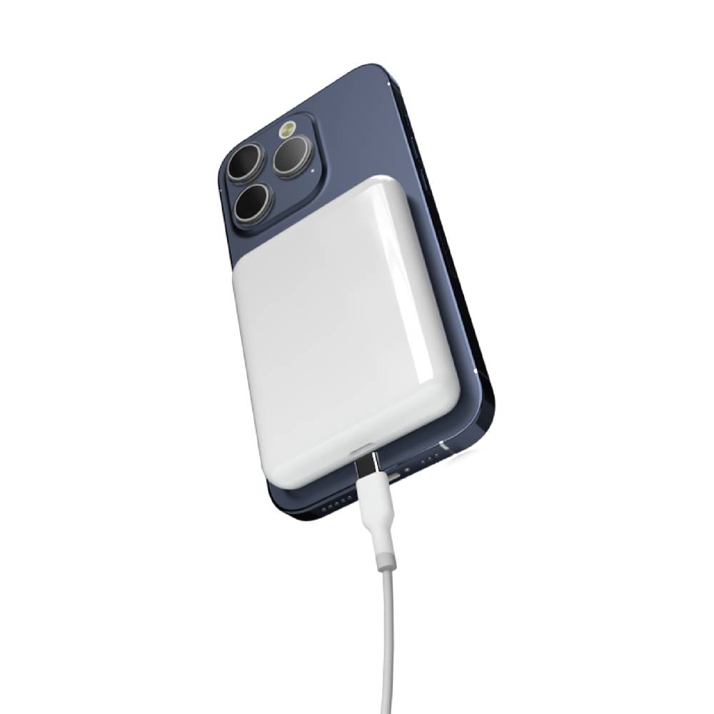 Puro Caricabatterie Portatile “Power Mag” 5000mAh MagSafe Fino Al -60%