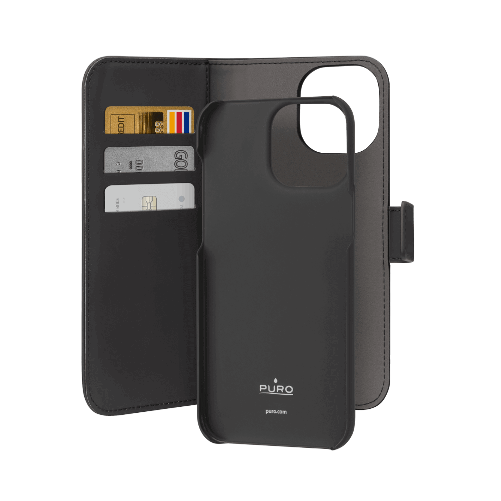 Puro Custodia Wallet Detachable per iPhone 15 Vendita Economica
