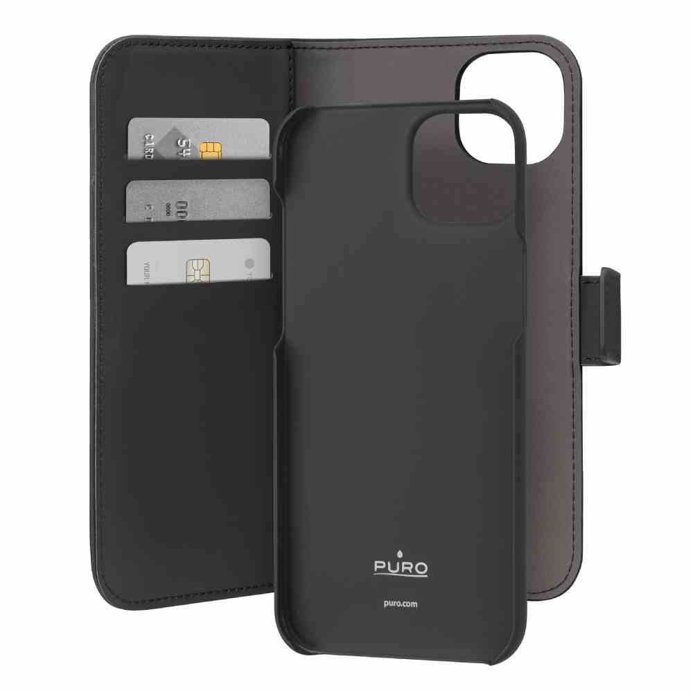 Puro Custodia Wallet Detachable per iPhone 15 Plus Italia