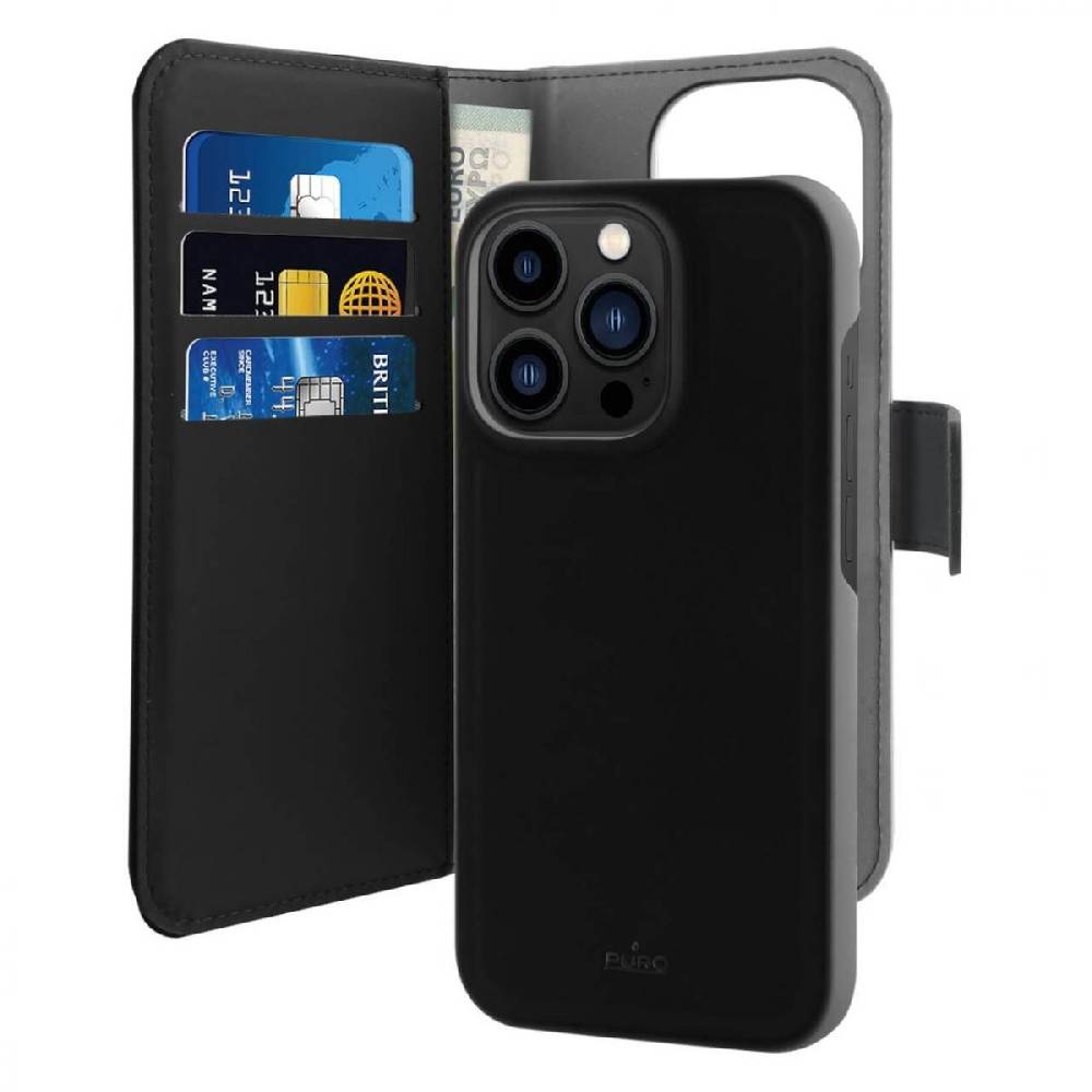 Puro Custodia Wallet Detachable 2 in 1 per iPhone 14 Pro Sottocosto