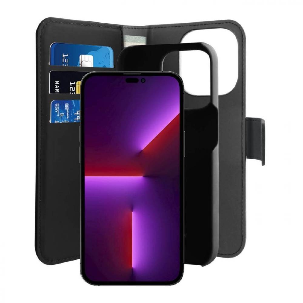 Puro Custodia Wallet Detachable 2 in 1 per iPhone 14 Pro Sottocosto