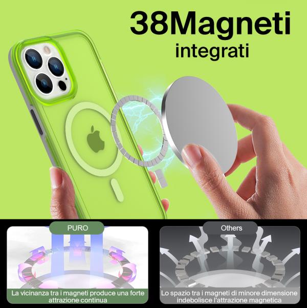 Puro Cover Impact Mag per iPhone 12 e 12 Pro Nuovo