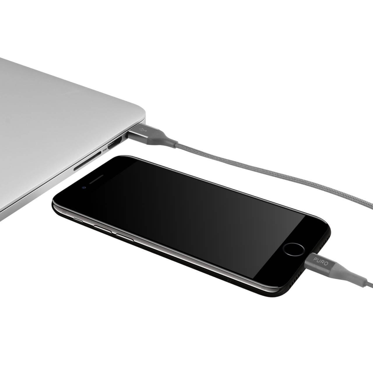 Puro Cavi di ricarica e sincronizzazione Fabric K2 Kevlar da USB-A a Lightning 2025