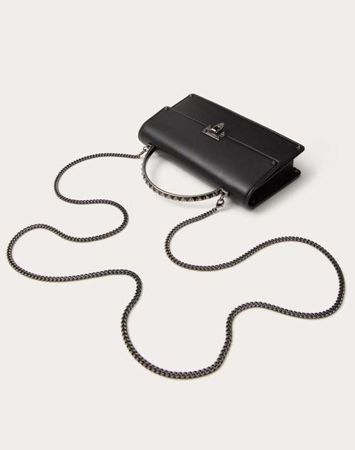 Red Valentino MINI BORSA A MANO ROCKSTUD IN VITELLO Italia