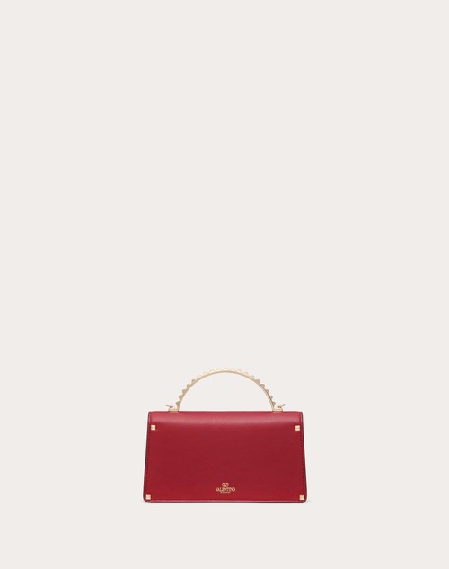 Red Valentino MINI BORSA A MANO ROCKSTUD IN VITELLO Nuovo