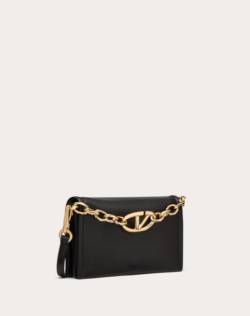 Red Valentino CLUTCH VLOGO CHAIN IN NAPPA CON CATENA Qualità
