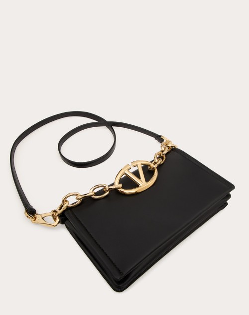Red Valentino CLUTCH VLOGO CHAIN IN NAPPA CON CATENA Qualità