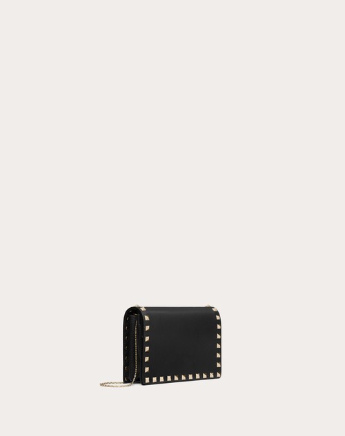 Red Valentino POUCH CON CATENA ROCKSTUD IN VITELLO Consegna Veloce