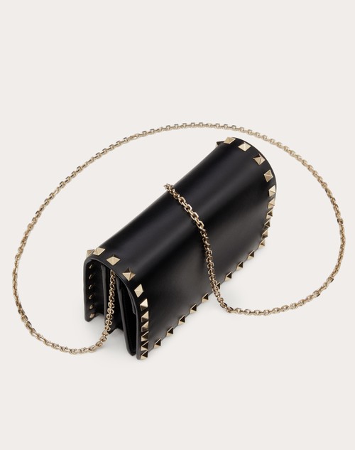 Red Valentino POUCH CON CATENA ROCKSTUD IN VITELLO Consegna Veloce