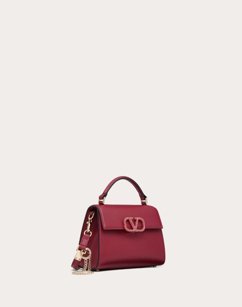 Red Valentino BORSA A MANO MINI VALENTINO GARAVANI VSLING CON LOGO GIOIELLO Vendita Calda