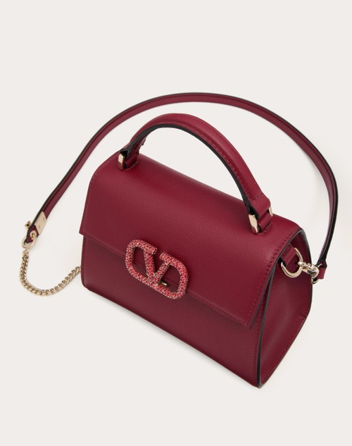 Red Valentino BORSA A MANO MINI VALENTINO GARAVANI VSLING CON LOGO GIOIELLO Vendita Calda
