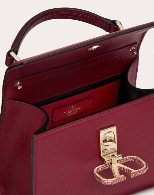 Red Valentino BORSA A MANO MINI VALENTINO GARAVANI VSLING CON LOGO GIOIELLO Vendita Calda