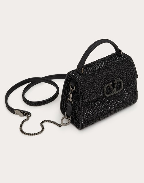 Red Valentino BORSA A MANO MINI VSLING CON RICAMO SPARKLING Promozione