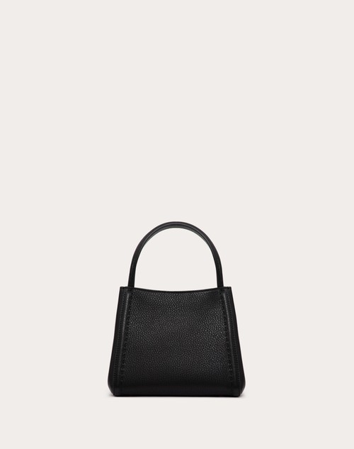 Red Valentino BORSA A MANO PICCOLA VALENTINO GARAVANI ALLTIME IN VITELLO GRANATO Negozi Online