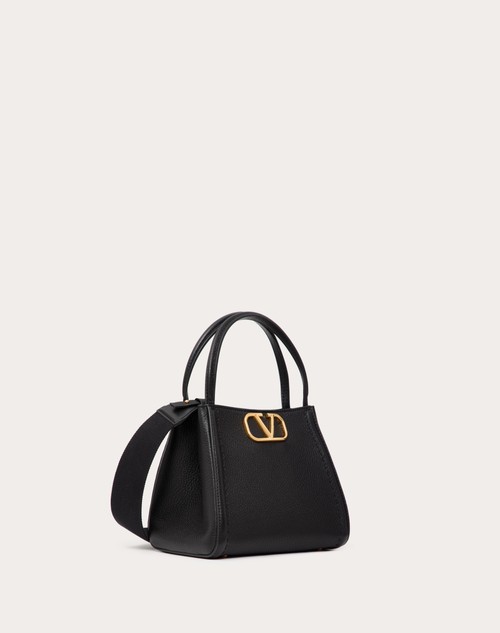 Red Valentino BORSA A MANO PICCOLA VALENTINO GARAVANI ALLTIME IN VITELLO GRANATO Acquista Ora