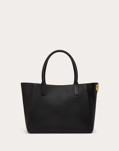Red Valentino BORSA SHOPPING VLOGO SIDE IN VITELLO NAPPATO Affare Del Giorno