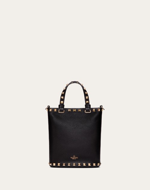 Red Valentino POUCH CON TRACOLLA ROCKSTUD IN VITELLO GRANATO Prezzo Ridotto