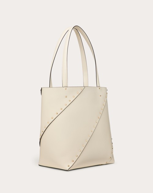 Red Valentino BORSA SHOPPING VALENTINO GARAVANI VALENTINO GARAVANI ROCKSTUD WISPY IN VITELLO In Vendita