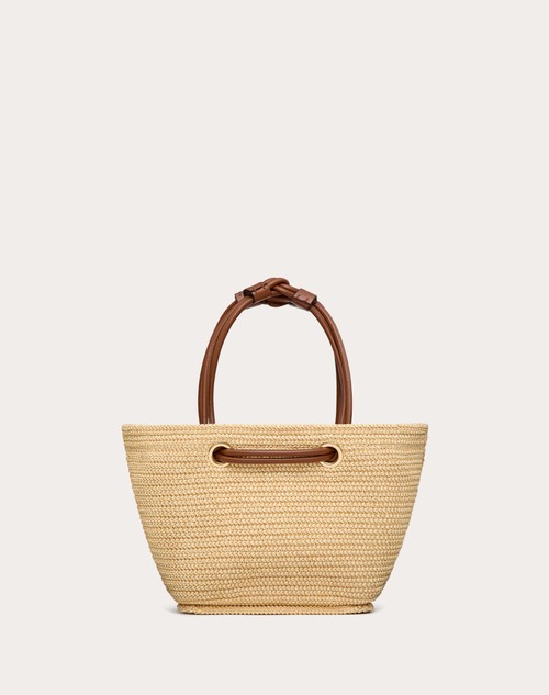 Red Valentino BORSA SHOPPING PICCOLA VALENTINO GARAVANI ESCAPE IN RAFIA Vendita Calda