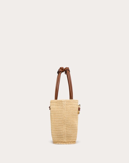 Red Valentino BORSA SHOPPING PICCOLA VALENTINO GARAVANI ESCAPE IN RAFIA Vendita Calda