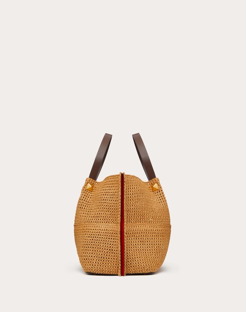 Red Valentino BORSA SHOPPING MEDIA IN RAFIA SINTETICA Vendita Economica