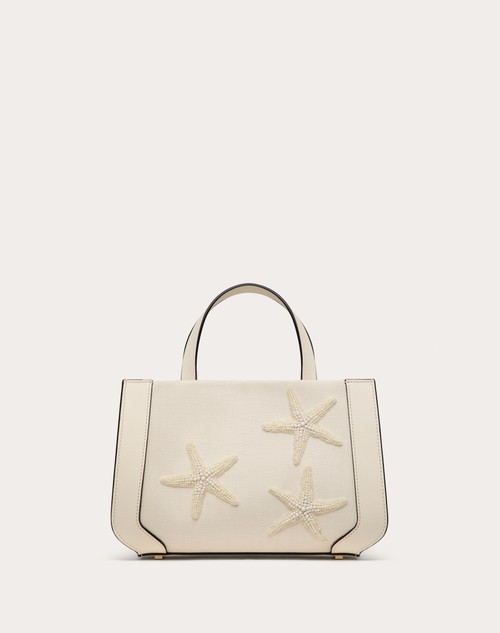 Red Valentino BORSA PICCOLA A MANO VALENTINO GARAVANI ESCAPE IN RAFIA CON RICAMO Negozio