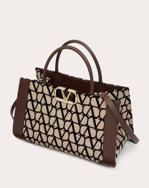 Red Valentino BORSA MEDIA A MANO VLOGO SIGNATURE TOILE ICONOGRAPHE Italy