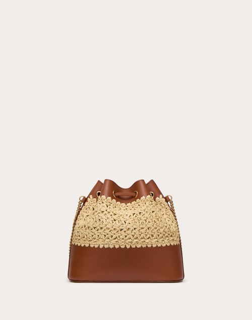 Red Valentino MINI SECCHIELLO CON CATENA VLOGO SIGNATURE IN RAFIA 2025