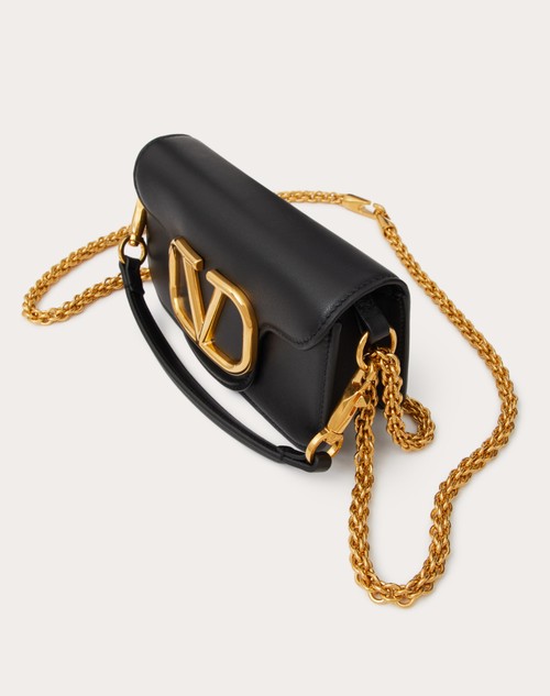 Red Valentino BORSA PICCOLA A SPALLA VALENTINO GARAVANI LOCÒ IN VITELLO Nuovo