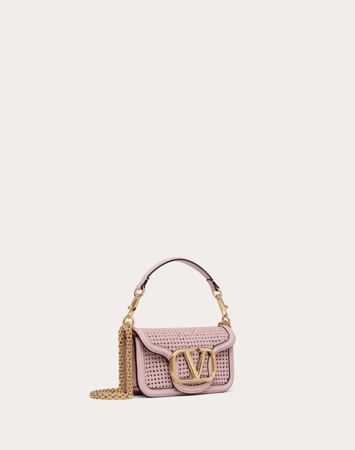 Red Valentino BORSA PICCOLA A SPALLA VALENTINO GARAVANI LOCÒ IN PELLE INTRECCIATA Promozione