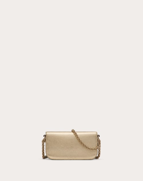 Red Valentino BORSA PICCOLA A SPALLA VALENTINO GARAVANI VALENTINO GARAVANI LOCÒ IN KARUNG METALLIZZATO Pezzi Unici