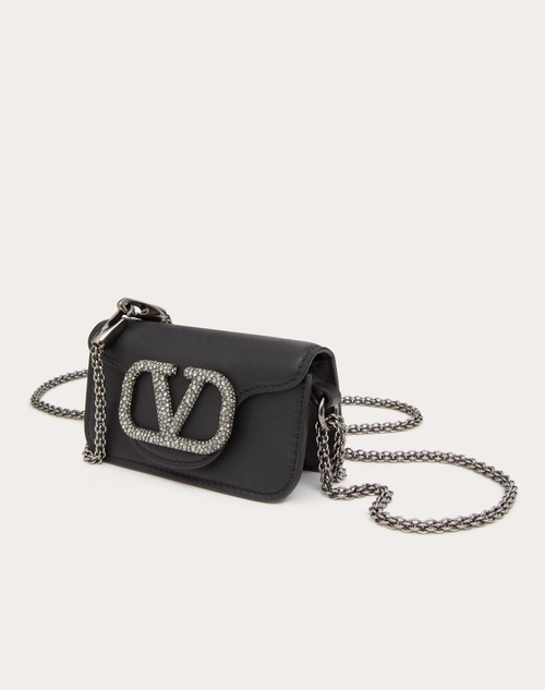 Red Valentino BORSA MICRO CON CATENA VALENTINO GARAVANI LOCÒ CON LOGO GIOIELLO Presa