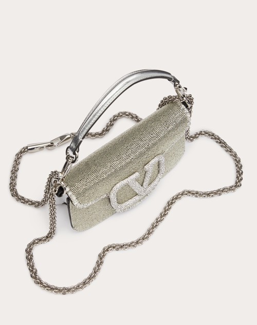 Red Valentino BORSA PICCOLA A SPALLA VALENTINO GARAVANI LOCÒ RICAMATA Offerte