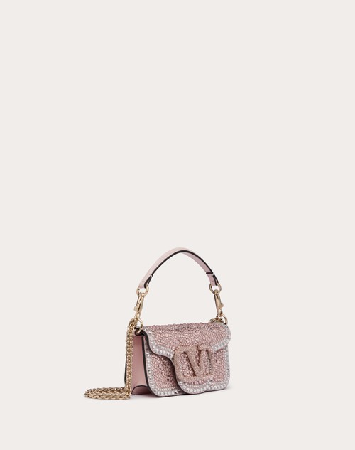 Red Valentino BORSA PICCOLA A SPALLA VALENTINO GARAVANI LOCÒ CON STRASS Hotsell