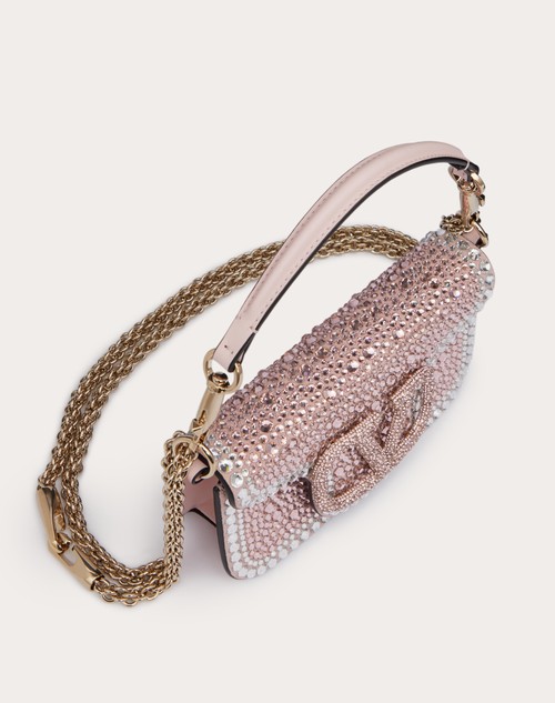 Red Valentino BORSA PICCOLA A SPALLA VALENTINO GARAVANI LOCÒ CON STRASS Hotsell
