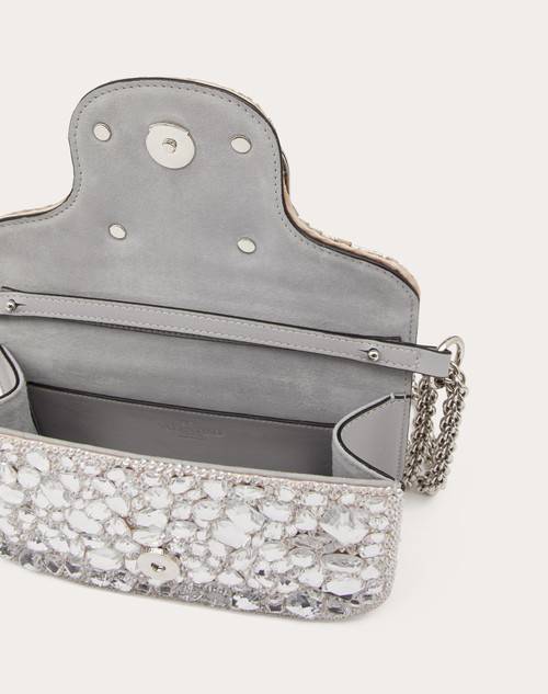 Red Valentino BORSA PICCOLA A SPALLA LOCÒ CON CRISTALLI Vendita Economica
