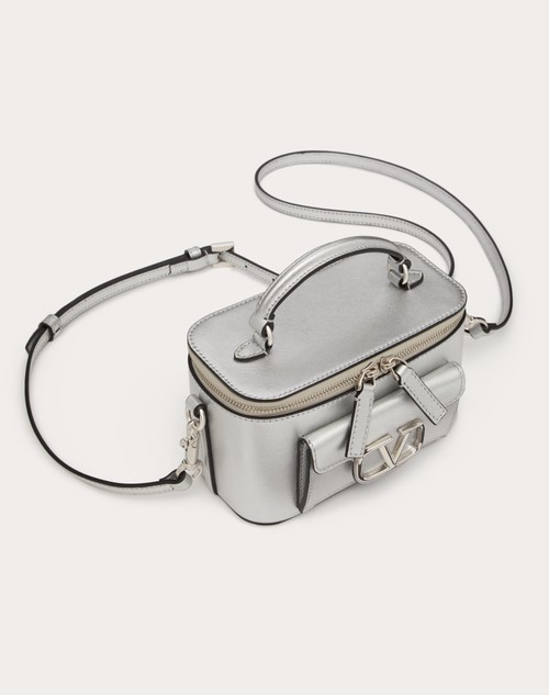 Red Valentino MINI BORSA A MANO LOCÒ IN VITELLO METALLIZZATO Super sconto